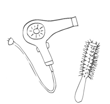 ドライヤーイラスト